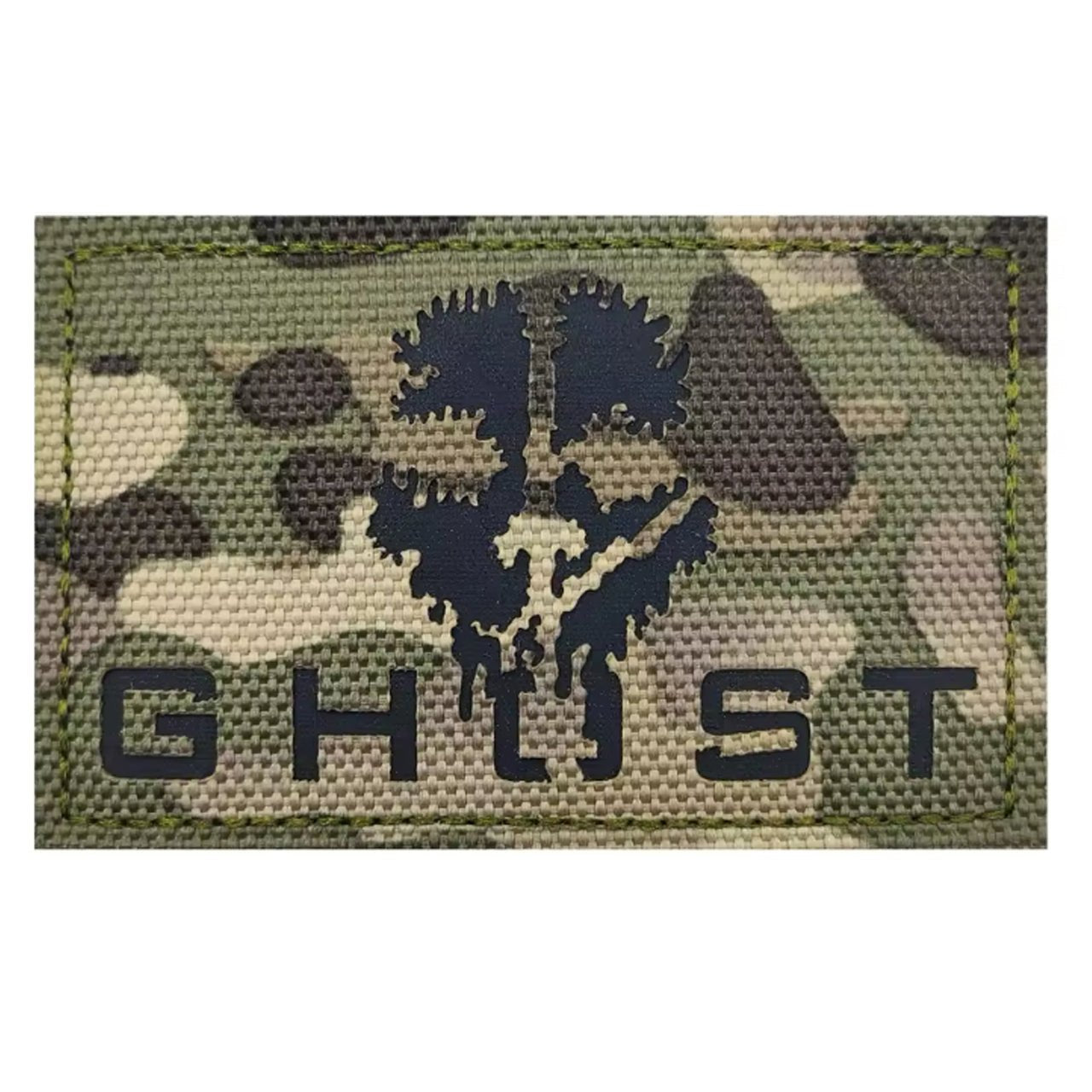 Ghost Tactical Laser Cut Patch Hook & Loop Multicam – Defence Q Store