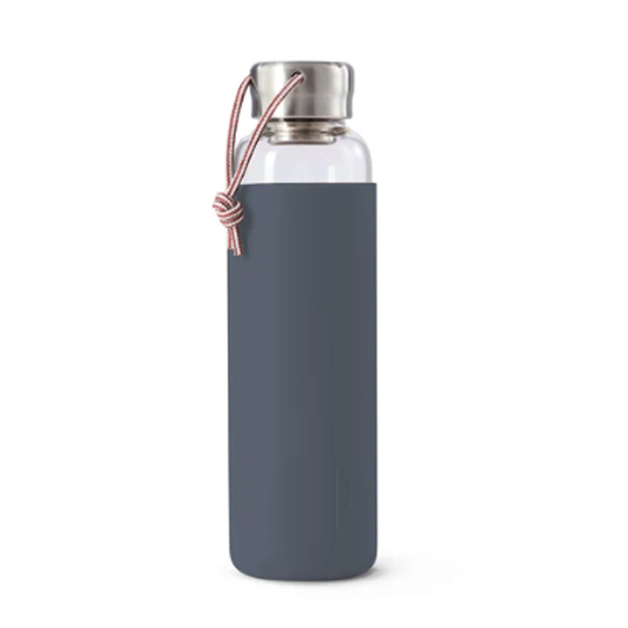 A 600ml / 20 fl oz Borosilicate glass bottle with a protective non-slip sleeve, convenient carry loop and full glass and Stainless steel contact with water. www.defenceqstore.com.au