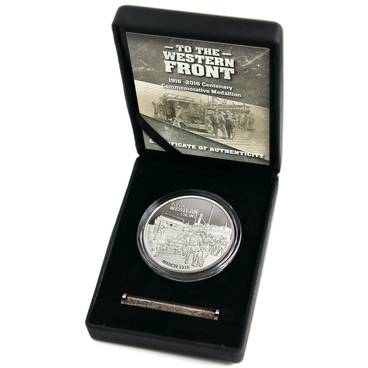 The limited edition Sands of Gallipoli Silver Medallion is a tribute to the brave Australian Imperial Force who fought on the Western Front during World War I.  www.defenceqstore.com.au