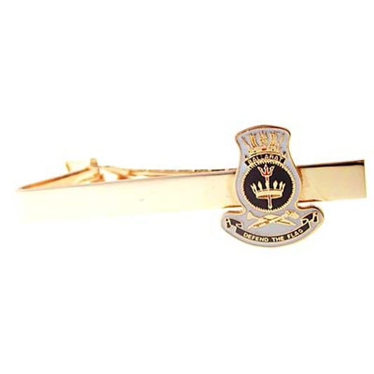 Add a touch of elegance to your look with the HMAS Ballarat 20mm enamel tie bar! Crafted with gold-plated material, this gorgeous tie bar is perfect for any work or formal occasion. www.defenceqstore.com.au