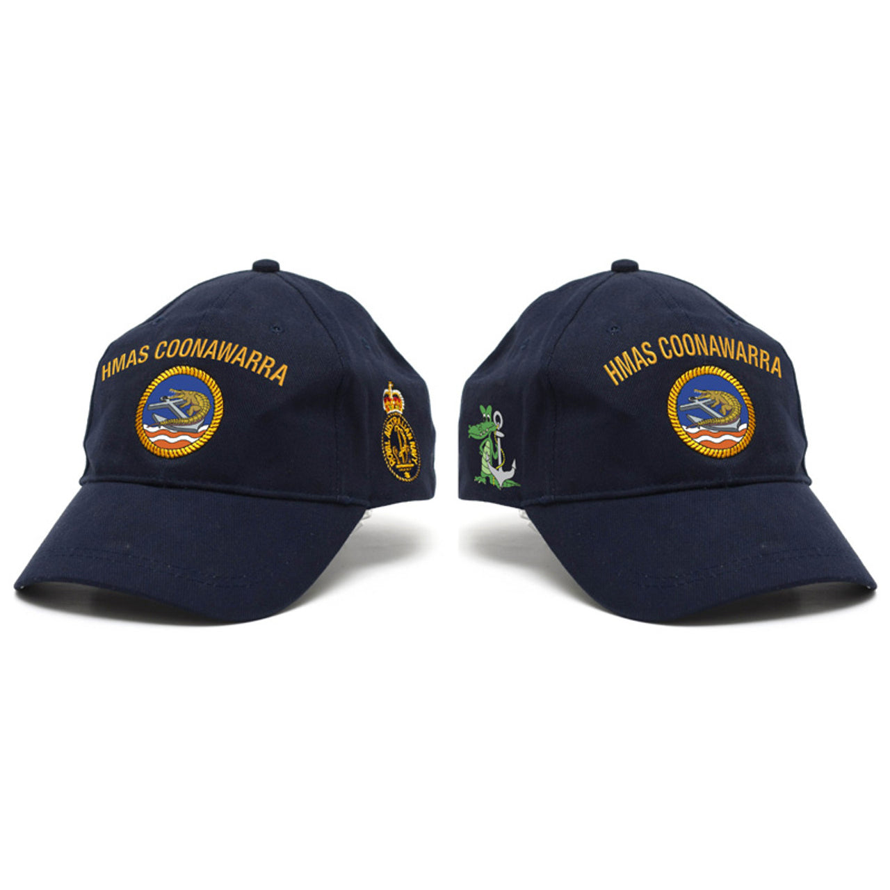 The HMAS Coonawarra Policy Cap is a must-have accessory for military enthusiasts. Made from high-quality heavy brushed cotton, this cap features the prestigious Navy Ceremonial badge on the left side. www.defenceqstore.com.au