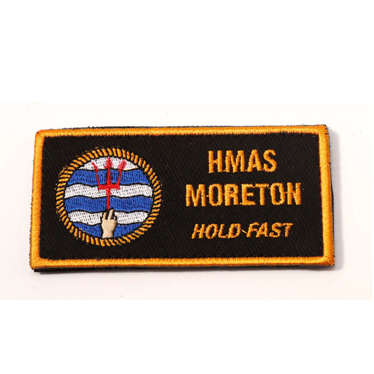 Fuel your love for the Navy with the HMAS Moreton DPNU Patch. This unique patch is a highly coveted symbol of pride and exclusivity, meticulously crafted from top-quality woven material for unbeatable durability. www.defenceqstore.com.au