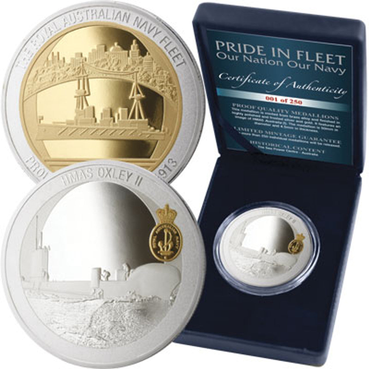 The HMAS Oxley II Limited Edition Medallion is a must-have collectible for military enthusiasts and history buffs. This exclusive medallion showcases HMAS Oxley (II), www.defenceqstore.com.au