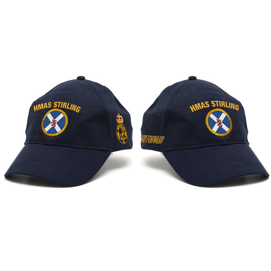 The HMAS Stirling Policy Cap is a must-have for military enthusiasts. Made from high-quality heavy brushed cotton, this cap features the prestigious Navy Ceremonial badge on the left side.  www.defenceqstore.com.au