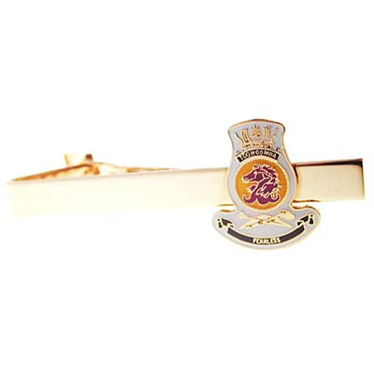 Add a touch of elegance to your look with the HMAS Toowoomba 20mm enamel tie bar! Crafted with gold-plated material, this gorgeous tie bar is perfect for any work or formal occasion. www.defenceqstore.com.au