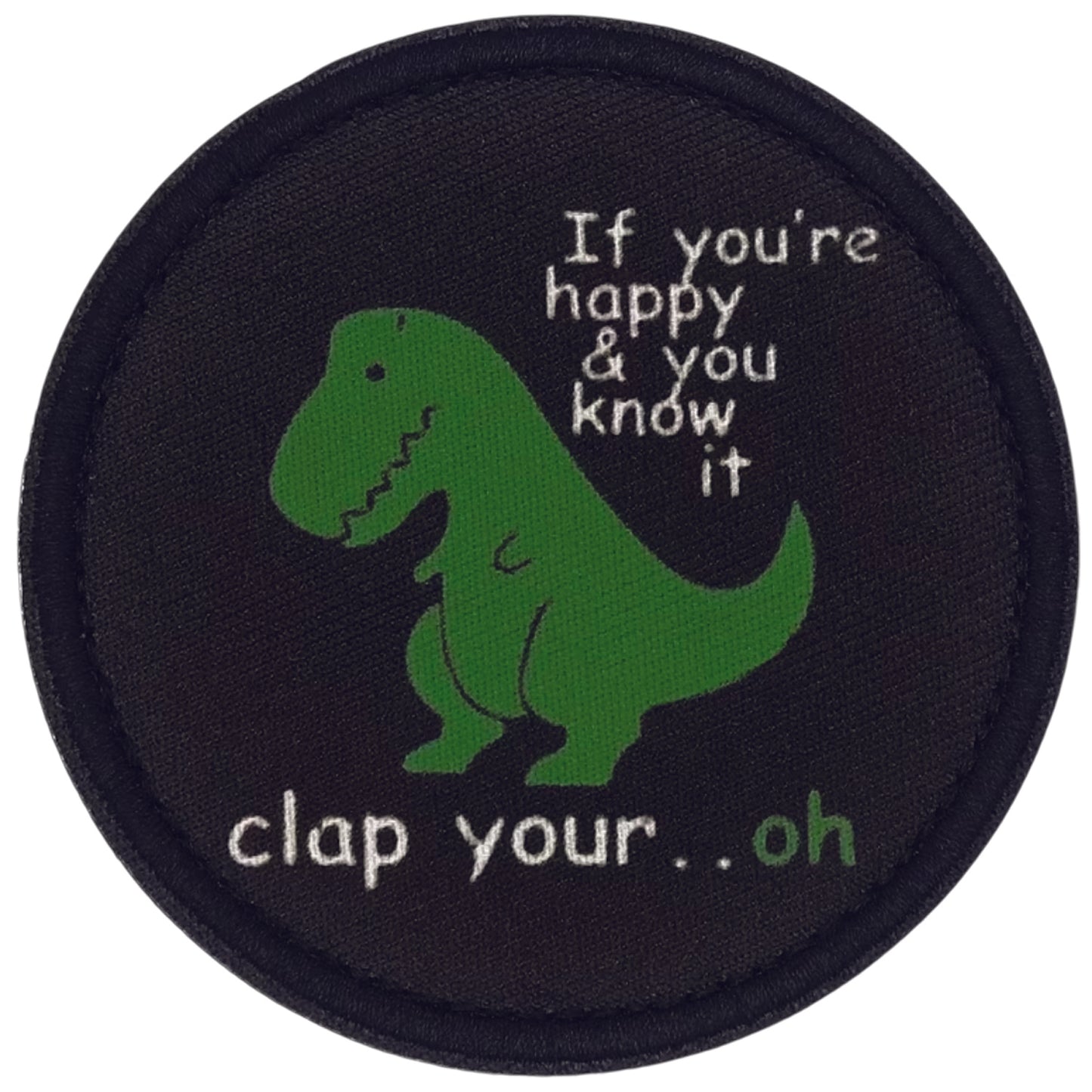 Happy Embroidery Morale Patch Velcro Backed, measuring 8cm, is a striking and durable addition to personalize your gear with style and toughness. Crafted with high-quality embroidery, this patch features a versatile pattern that blends seamlessly with various tactical and outdoor equipment. www.defenceqstore.com.au