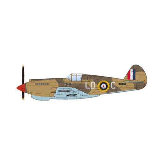 Own a piece of WWII legend with this stunning 1:48 scale Tomahawk Mk. IIB from Hobby Master—the exact fighter that carried RAF ace Clive Caldwell to glory with 250 Squadron across North Africa in 1942. www.defenceqstore.com.au