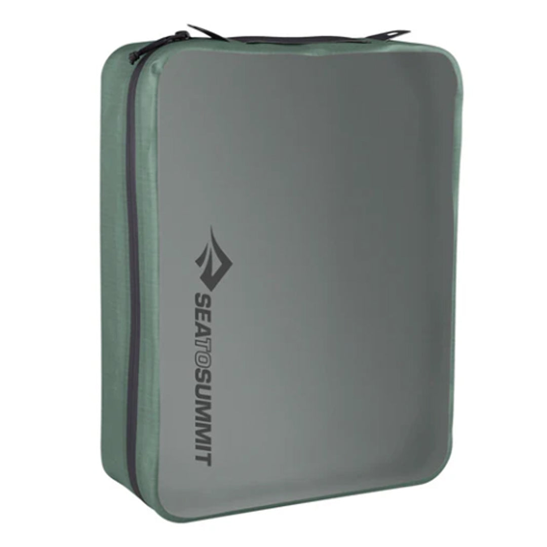 These lightweight and field-ready Hydraulic Packing Cubes are water-resistant and keep your gear dust-free, organised and protected in transit and on off-road adventures. A completely welded construction they use a TPU laminated 70D ripstop Nylon that provides a translucent window panel so you can easily view the contents inside. The welded, low profile Hypalon grab handles provide convenient handling or lashing no matter what adventure you're on. www.defenceqstore.com.au