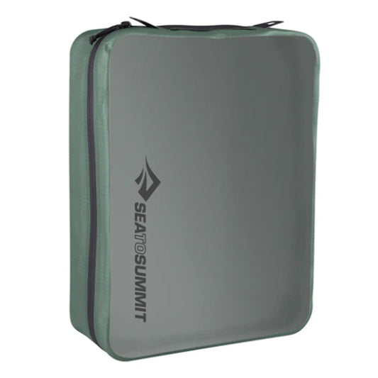 These lightweight and field-ready Hydraulic Packing Cubes are water-resistant and keep your gear dust-free, organised and protected in transit and on off-road adventures. A completely welded construction they use a TPU laminated 70D ripstop Nylon that provides a translucent window panel so you can easily view the contents inside. The welded, low profile Hypalon grab handles provide convenient handling or lashing no matter what adventure you're on. www.defenceqstore.com.au