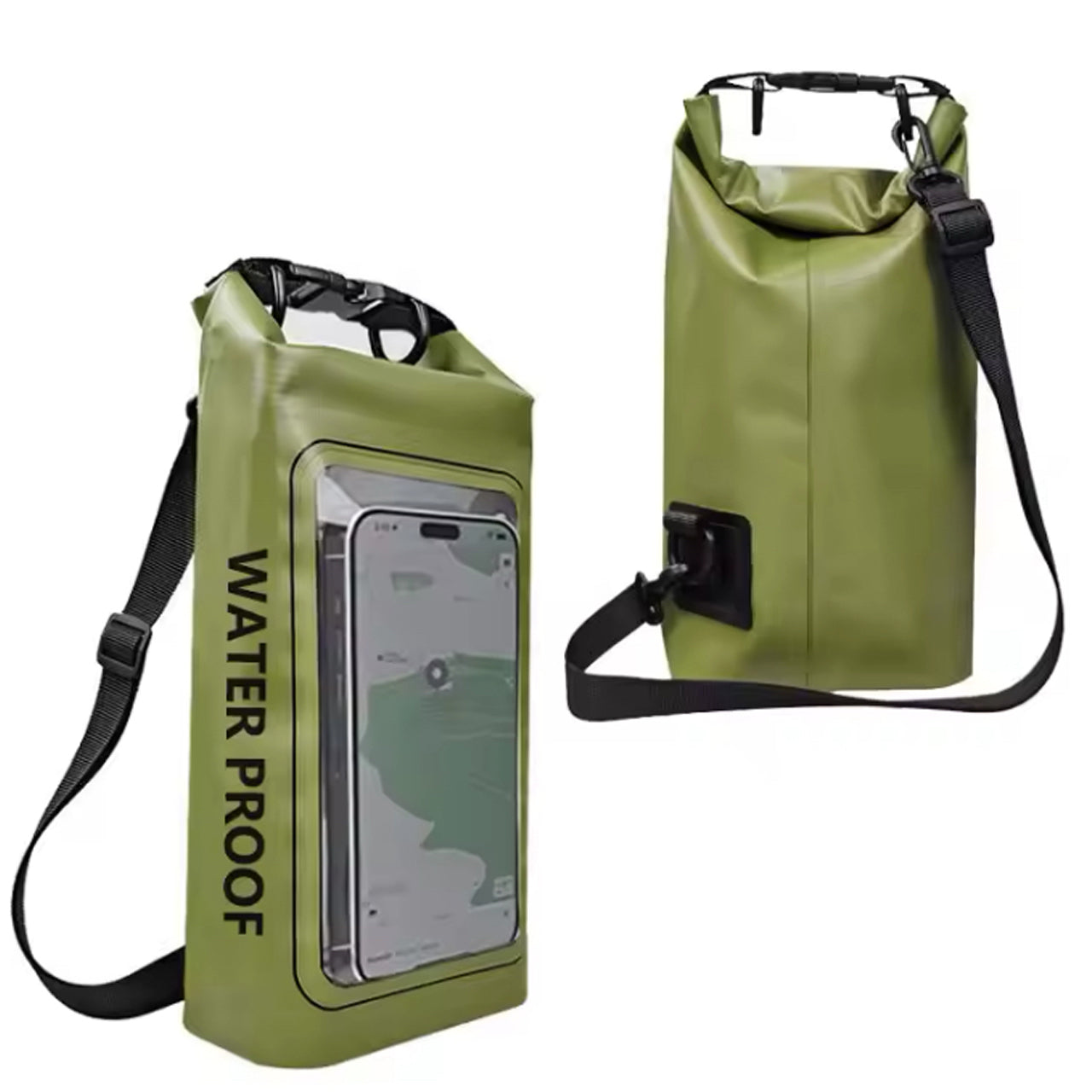 Discover the amazing Waterproof Dry Bag - designed to fit most phones with its universal design plus all your essentials! Made with premium PVC material mount and transparent PVC materials, it ensures maximum protection for your phone and gear.&nbsp; Perfect for any adventure, don't miss out on this essential accessory!

Size: 34.5x13.5x7.5cm

Carry strap Size: 100cm
www.defenceqstore.com.au