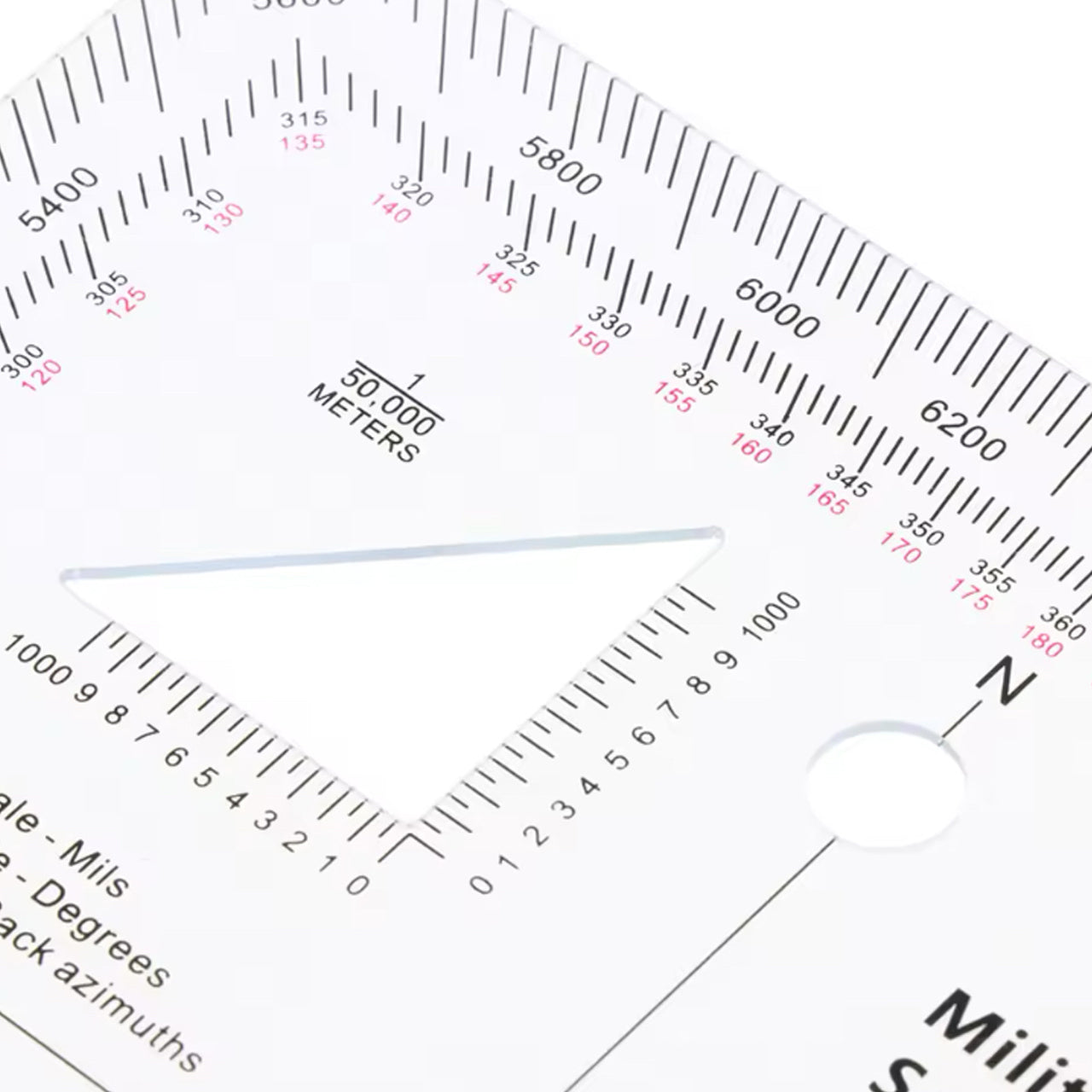 Discover your location and destination with ease during emergencies and while in the field using the Navigation Coordinate Scale Protractor. This military-grade tool, measuring 12.7x12.7cm, accurately displays coordinates when paired with a scaled map. Perfect for military personnel, it allows you to mark your location and endpoint for quick and efficient navigation. www.defenceqstore.com.au
