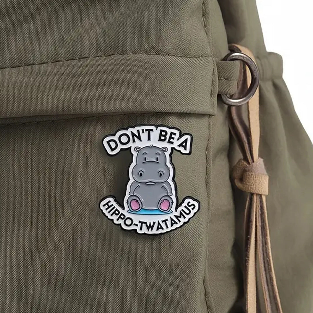 This playful and witty pin is perfect for the friend who shares your sense of humour. Showcasing the clever phrase "Don't Be A Lapel Pin."&nbsp; An ideal gift to brighten someone's day and offer a comforting virtual hug.

Size: 25mm (w) x 28mm (h) www.defenceqstore.com.au