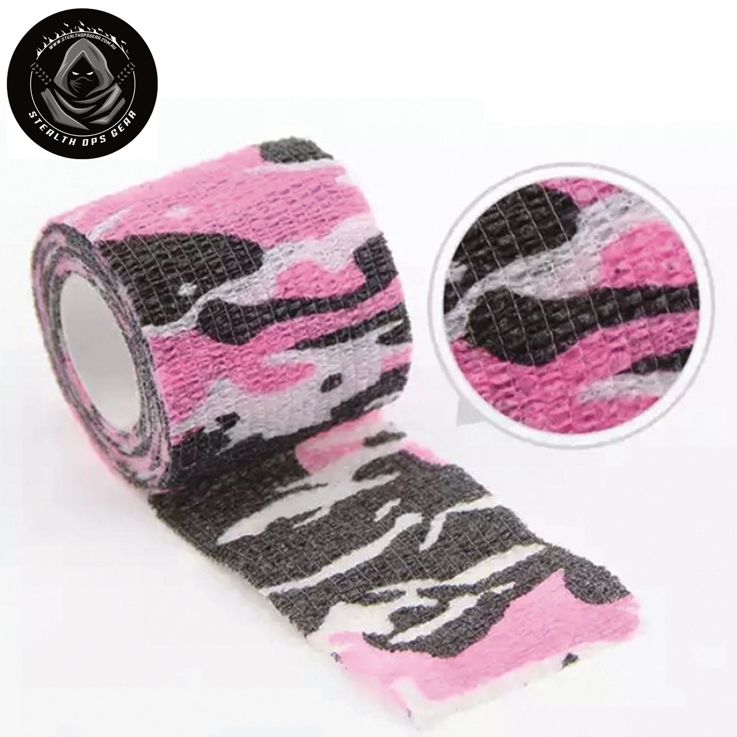 Self Cling Camo Wrap Tape 5cm x 4.5m by Stealth Ops Gear