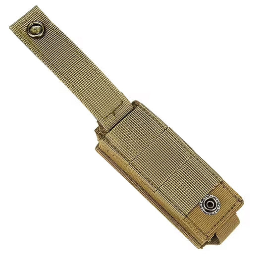 The 9mm Pistol Single Magazine Pouch is a durable yet ultra lightweight option to carry a one single pistol magazine. Requiring on single PALS column wide, it easily attaches via MOLLE all belts and vests. www.defenceqstore.com.au