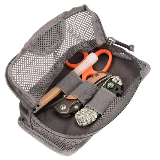 Organize your essentials with this versatile tactical mesh insert. Crafted from robust 1000D nylon, this 23x13x5cm pouch weighs just 95 grams and features hook backing for secure attachment to compatible packs. www.defenceqstore.com.au