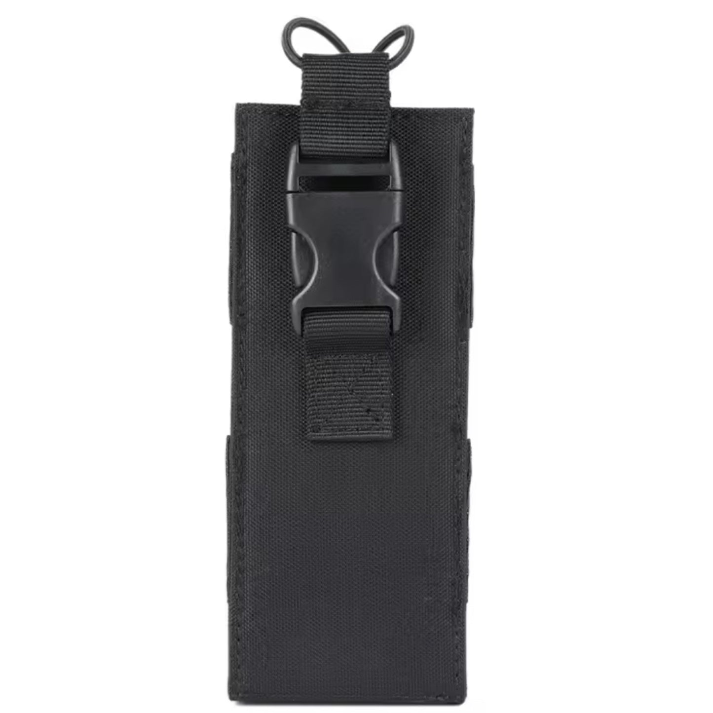 The Everyday Lawenforcement Water Bottle Pouch Black is crafted to fit perfectly with the MOLLE webbing system featured on a wide range of tactical gear. Its secure attachment ensures your water bottle stays firmly in place during any activity, whether you're hiking, camping, or on duty. www.defenceqstore.com.au