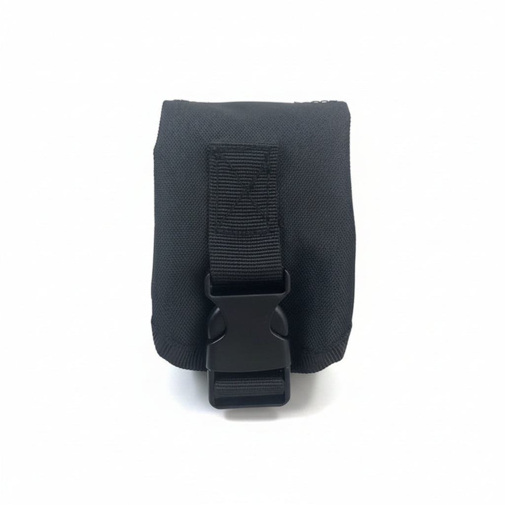 Engineered for tactical efficiency, this Single Frag Grenade Pouch secures F1 grenades and comparable equipment with reliable precision. Constructed from hardwearing 500D nylon with an integrated rear panel and MOLLE webbing, it delivers durability where it counts. www.defenceqstore.com.au