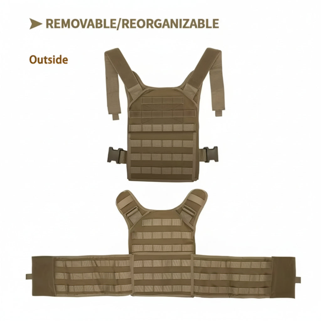 Built for serious operators, this Plate Carrier Assault Vest delivers tactical performance without compromise. The internal adjustable buckle conforms to your body shape for a secure, personalized fit that stays locked in during intense training. Engineered from durable polyester with wear-resistant construction, it withstands demanding conditions while the soft, breathable internal lining keeps you comfortable during extended wear. www.defenceqstore.com.au