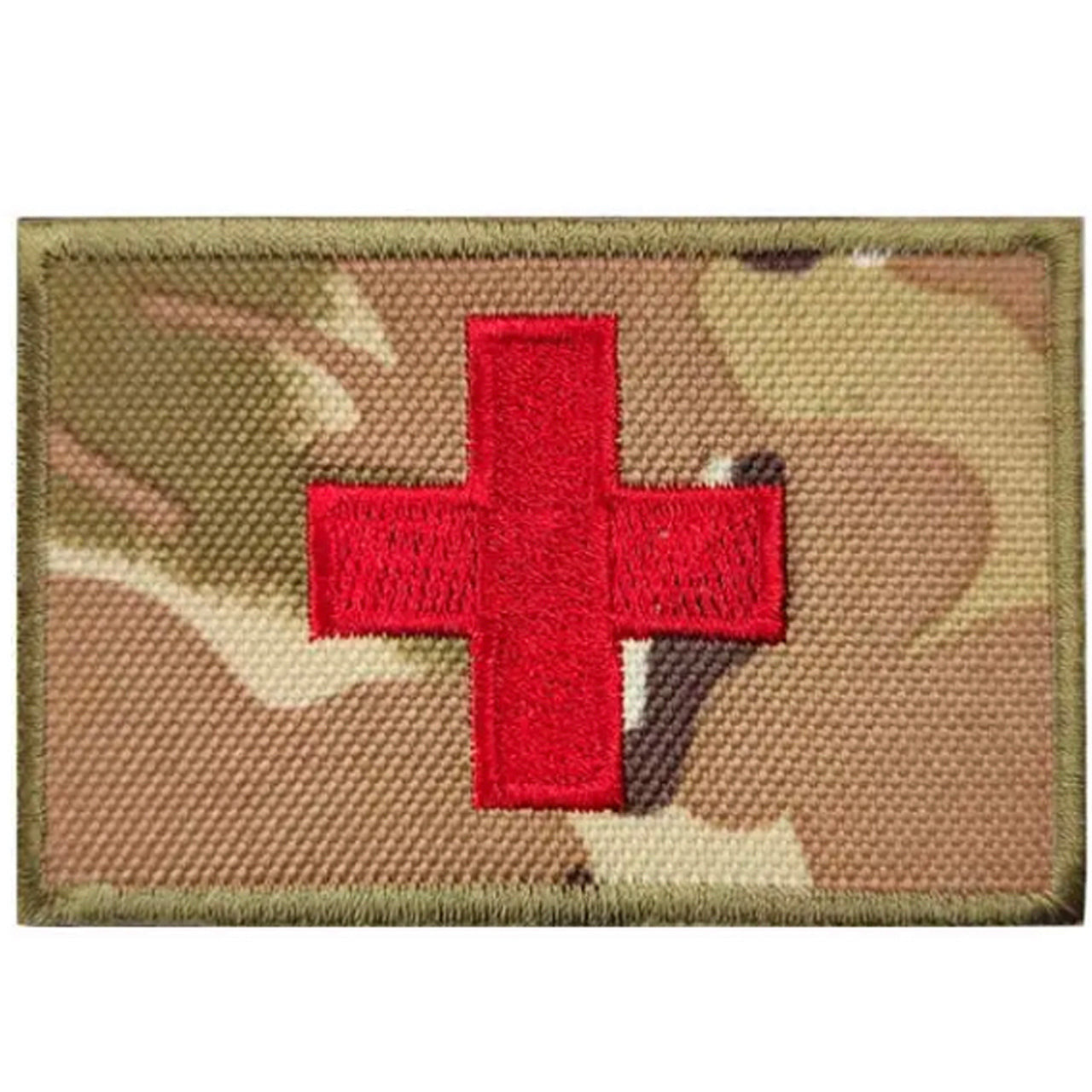 Medical Patch First Aid Multicam Large Patch Hook & Loop – Defence Q Store