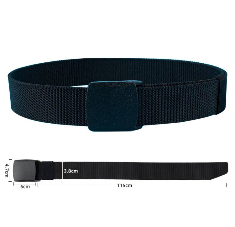 Nothing worse than having to take your belt off at the airport, this belt is the solution as it has no metal in it's design and is very solid and sturdy. This is also a good belt for out in the field as it sits really tight when done up unlike other non clipped belts that can lengthen when worn over time. www.defenceqstore.com.au