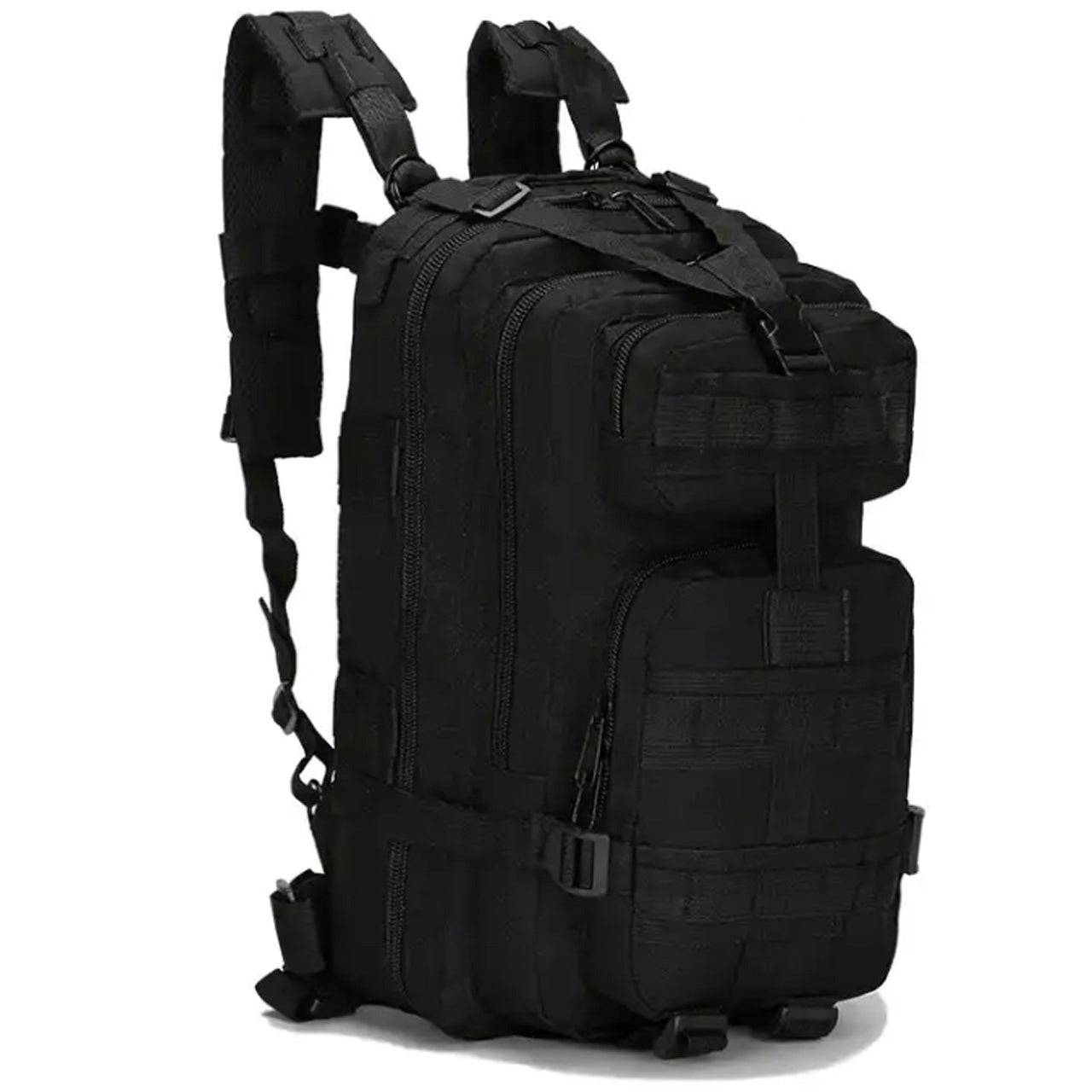 Discover the boundless capacity of the Tactical Daypack 30LT! Boasting 4 generous compartments and a MOLLE grid for expanding with pouches and gear, this pack measures in at an impressive 40x24x20cm! www.defenceqstore.com.au black colour pack