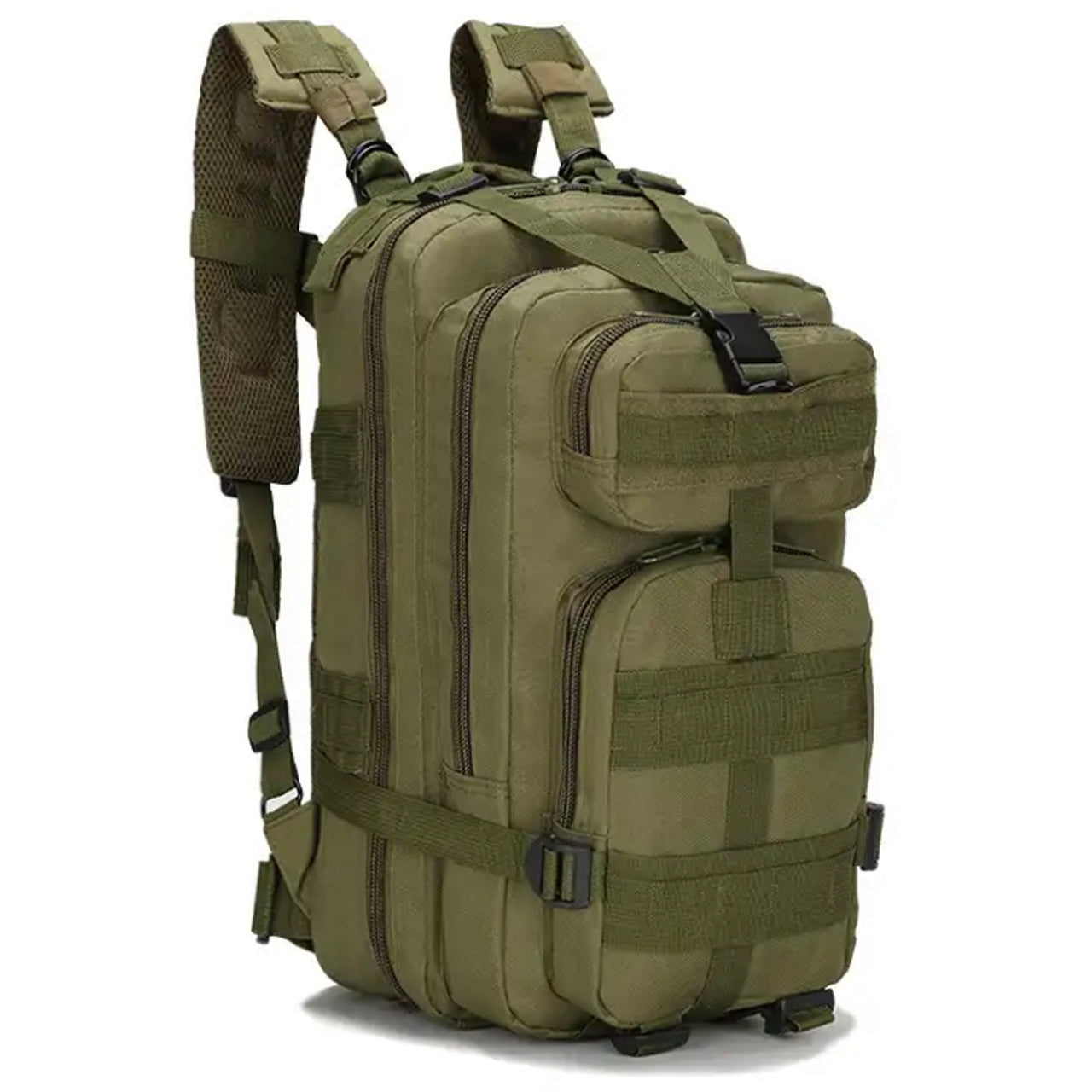 Discover the boundless capacity of the Tactical Daypack 30LT! Boasting 4 generous compartments and a MOLLE grid for expanding with pouches and gear, this pack measures in at an impressive 40x24x20cm! www.defenceqstore.com.au od green colour pack