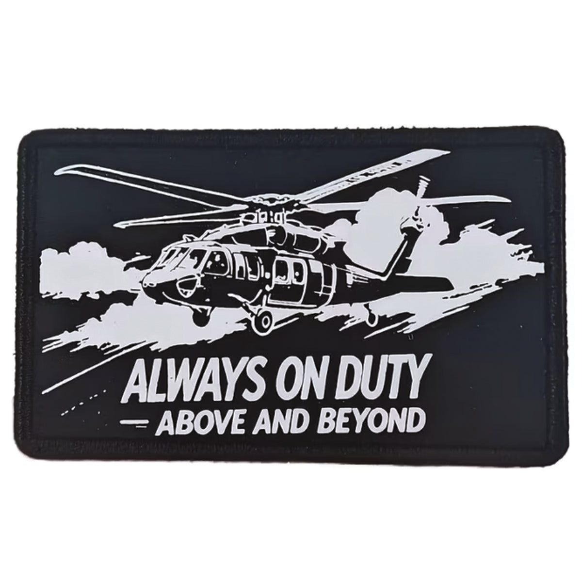 Always On Duty Embroidery Morale Patch - Stealth Ops Gear , measuring 7.3x4.5cm, is a striking and durable addition to personalize your gear with style and toughness. www.defenceqstore.com.au