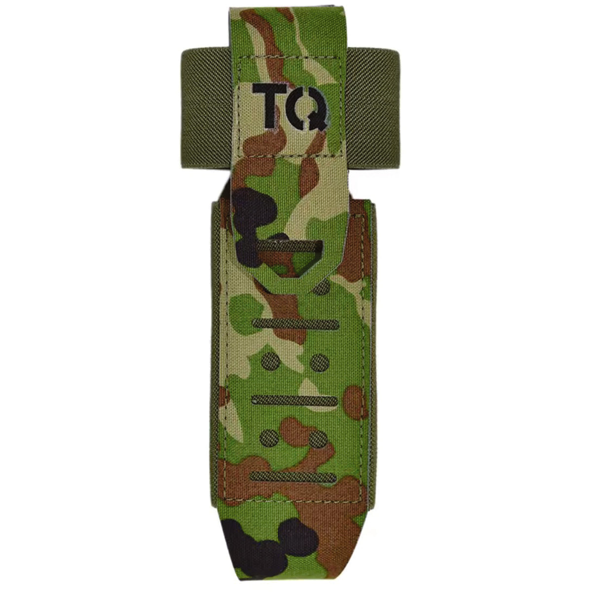 Ensure your medical supplies are always within reach with this tactical laser cut tourniquet holder. It's specially designed to fit your MOLLE system and holds your essential items close for rapid access during an emergency.  www.defenceqstore.com.au
