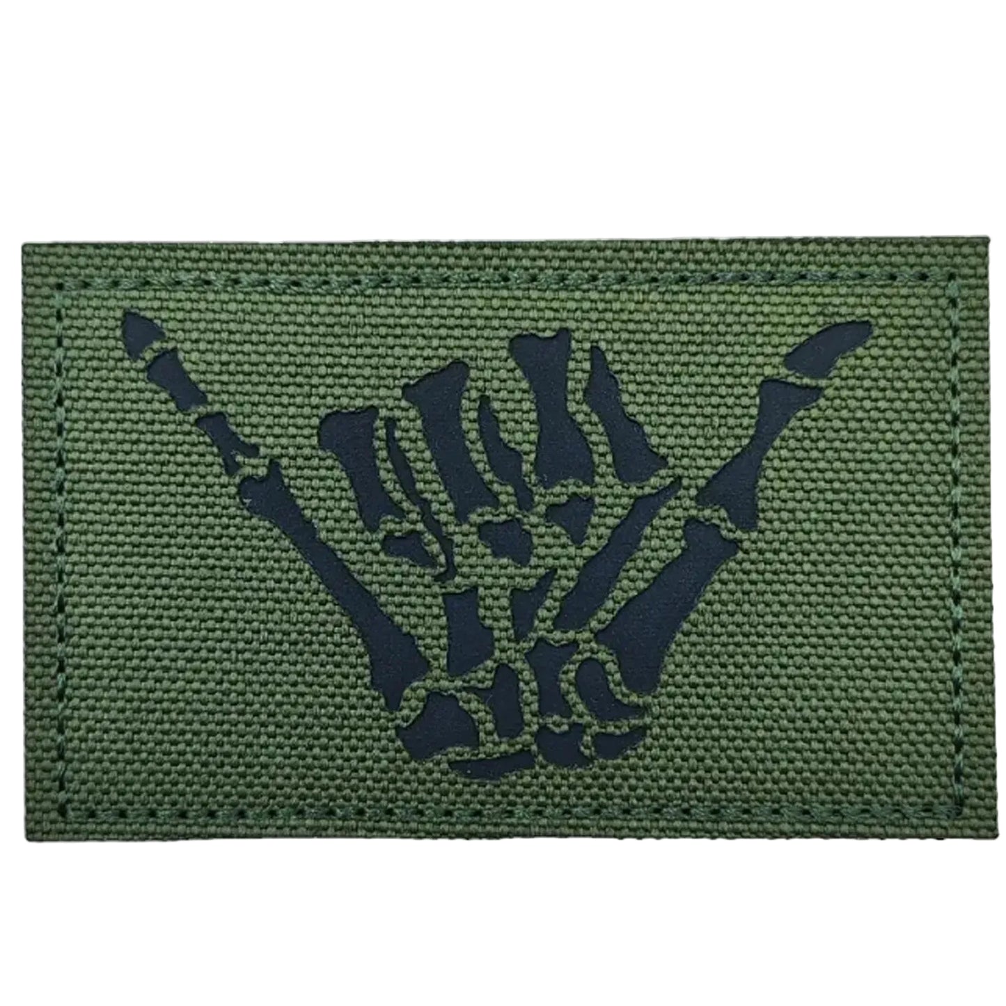 Make a bold statement with the Cool Hand Laser Cut Green Patch. This striking 8x5cm patch features laser-cut precision detailing that demands attention. Backed with both hook and loop fasteners, it's ready to attach to tactical gear, backpacks, or uniforms instantly. www.defenceqstore.com.au