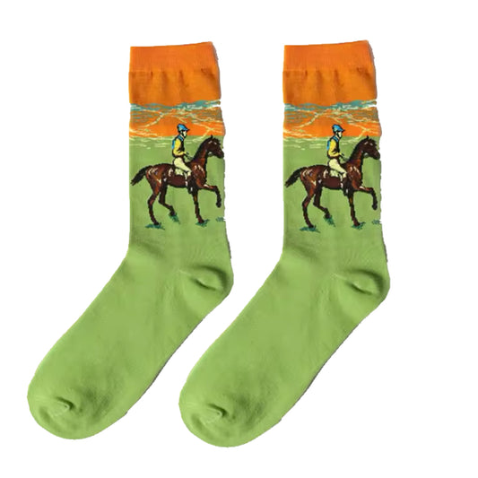 Step out in style and make a statement with our Race Day Jockey Socks - available in size EUR 36-43. Crafted from polyester and cotton, these socks not only offer supreme comfort but also boast a beautiful and vibrant design. The perfect gift for someone special or a treat for yourself, order your pair now! www.defenceqstore.com.au