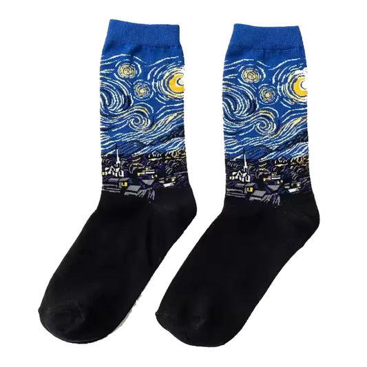 Step out in style and make a statement with our Oil Painting Art Grey Socks - available in size 2 to 8. Crafted from polyester and spandex, these socks not only offer supreme comfort but also boast a beautiful and vibrant oil painting design. The perfect gift for someone special or a treat for yourself, order your pair now! www.defenceqstore.com.au