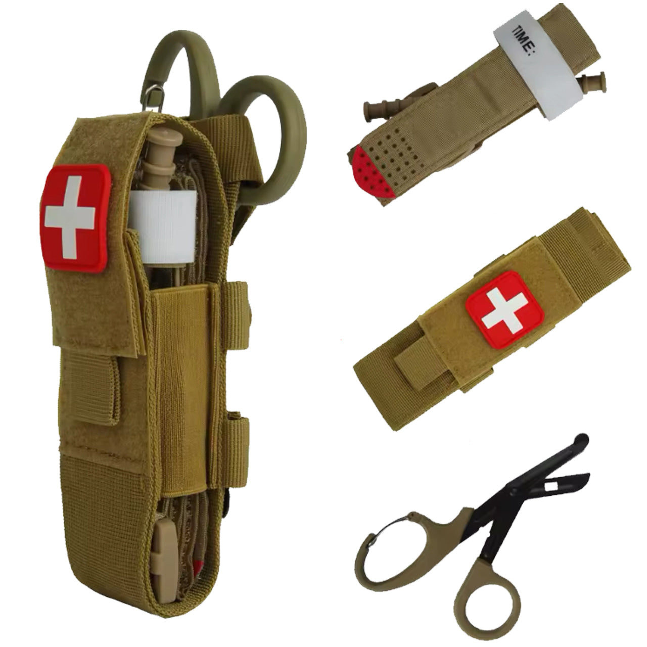 The Combat Tourniquet Bundle - Control massive bleeding with ease using the individual Tourniquet, trusted by the military worldwide. Its snap-lock buckle design and one hand windlass clip make it ideal for self-application in emergency situations. www.defenceqstore.com.au