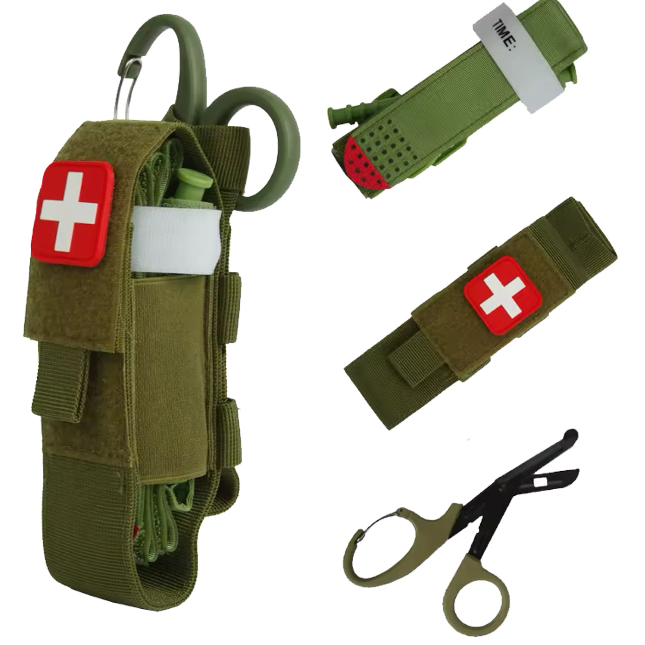 The Combat Tourniquet Bundle - Control massive bleeding with ease using the individual Tourniquet, trusted by the military worldwide. Its snap-lock buckle design and one hand windlass clip make it ideal for self-application in emergency situations.  www.defenceqstore.com.au