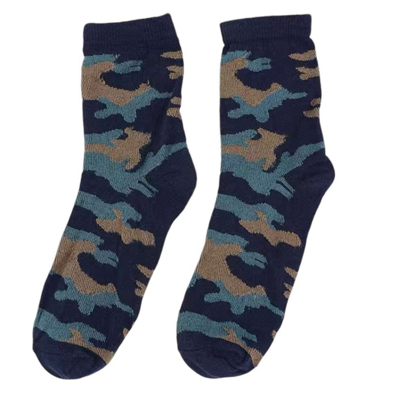 Step out in style and make a statement with our Camouflage Navy Socks - available in size EUR 36-42. Crafted from polyester and cotton, these socks not only offer supreme comfort but also boast a beautiful and vibrant design. The perfect gift for someone special or a treat for yourself, order your pair now! www.defenceqstore.com.au