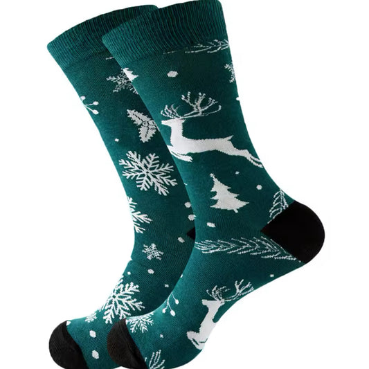 Step out in style and make a statement with our Christmas Green Reindeer Socks - available in size AU 7-11. Crafted from polyester and cotton, these socks not only offer supreme comfort but also boast a beautiful and vibrant design. The perfect gift for someone special or a treat for yourself, order your pair now! www.defenceqstore.com.au