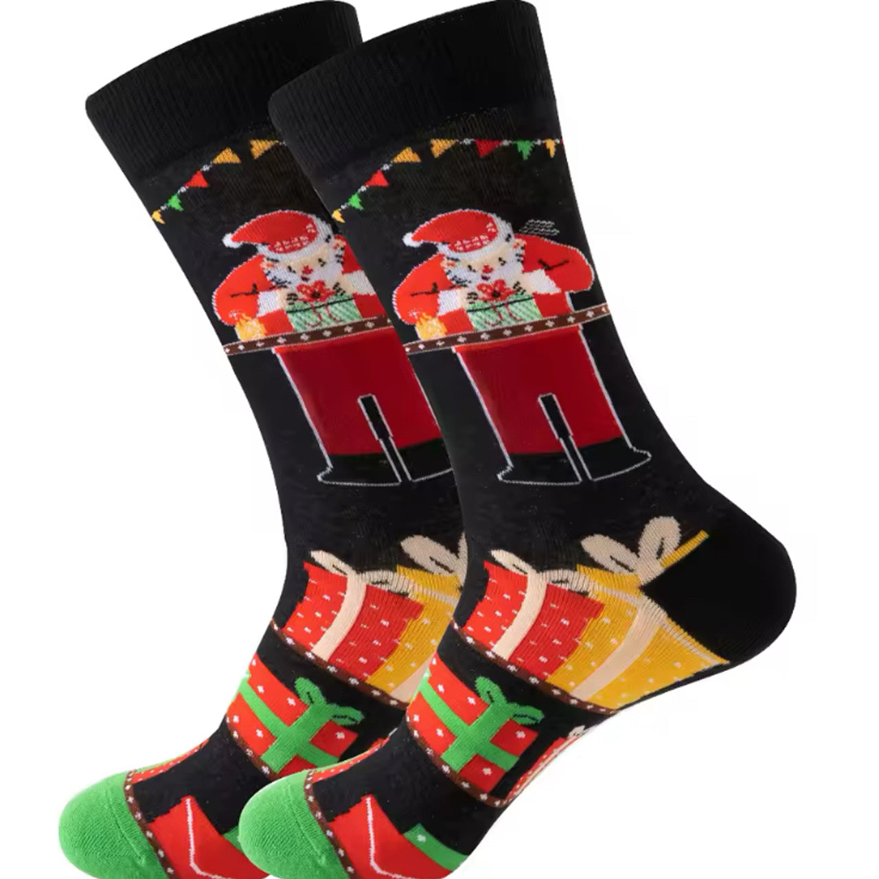 Step out in style and make a statement with our Christmas Santa Presents Socks - available in size AU 7-11. Crafted from polyester and cotton, these socks not only offer supreme comfort but also boast a beautiful and vibrant design. The perfect gift for someone special or a treat for yourself, order your pair now! www.defenceqstore.com.au