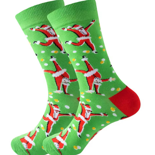 Step out in style and make a statement with our Christmas Santa Light Green Socks - available in size AU 7-11. Crafted from polyester and cotton, these socks not only offer supreme comfort but also boast a beautiful and vibrant design. The perfect gift for someone special or a treat for yourself, order your pair now! www.defenceqstore.com.au