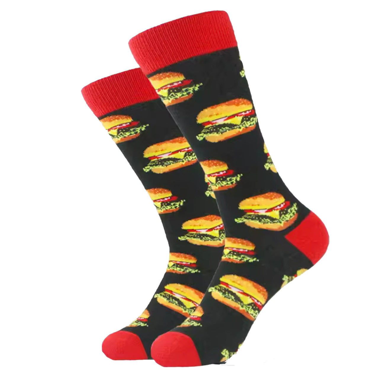 Step out in style and make a statement with our Burger Black Socks - available in size EUR 35-44. Crafted from polyester and cotton, these socks not only offer supreme comfort but also boast a beautiful and vibrant design. The perfect gift for someone special or a treat for yourself, order your pair now! www.defenceqstore.com.au