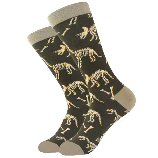 Step out in style and make a statement with our Dinosaur Skeletons Socks - available in size EUR 35-44. Crafted from polyester and cotton, these socks not only offer supreme comfort but also boast a beautiful and vibrant design. The perfect gift for someone special or a treat for yourself, order your pair now! www.defenceqstore.com.au