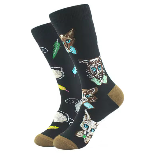 Step out in style and make a statement with our Cats With Bowties Socks - available in size EUR 35-44. Crafted from polyester and cotton, these socks not only offer supreme comfort but also boast a beautiful and vibrant design. The perfect gift for someone special or a treat for yourself, order your pair now! www.defenceqstore.com.au