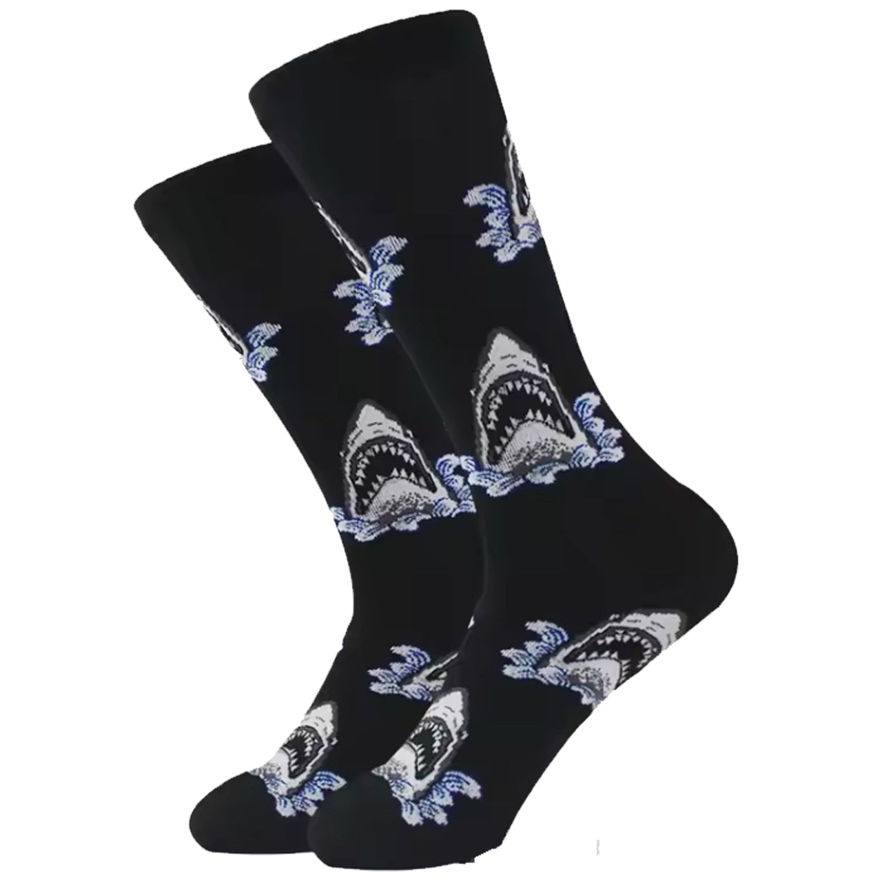 Step out in style and make a statement with our Black Shark Socks - available in size EUR 35-44. Crafted from polyester and cotton, these socks not only offer supreme comfort but also boast a beautiful and vibrant design. The perfect gift for someone special or a treat for yourself, order your pair now! www.defenceqstore.com.au