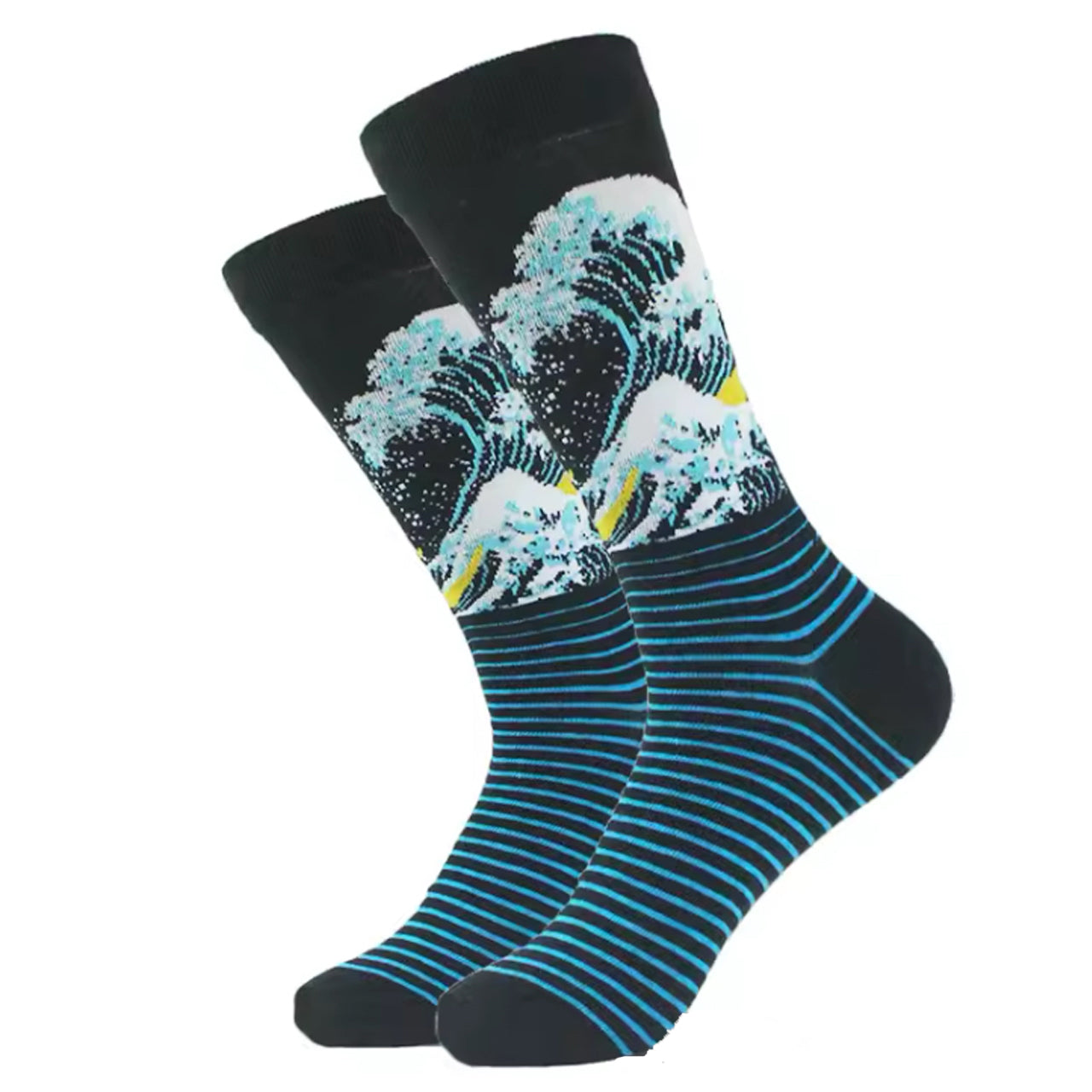 Step out in style and make a statement with our Waves Socks - available in size EUR 35-44. Crafted from polyester and cotton, these socks not only offer supreme comfort but also boast a beautiful and vibrant design. The perfect gift for someone special or a treat for yourself, order your pair now! www.defenceqstore.com.au