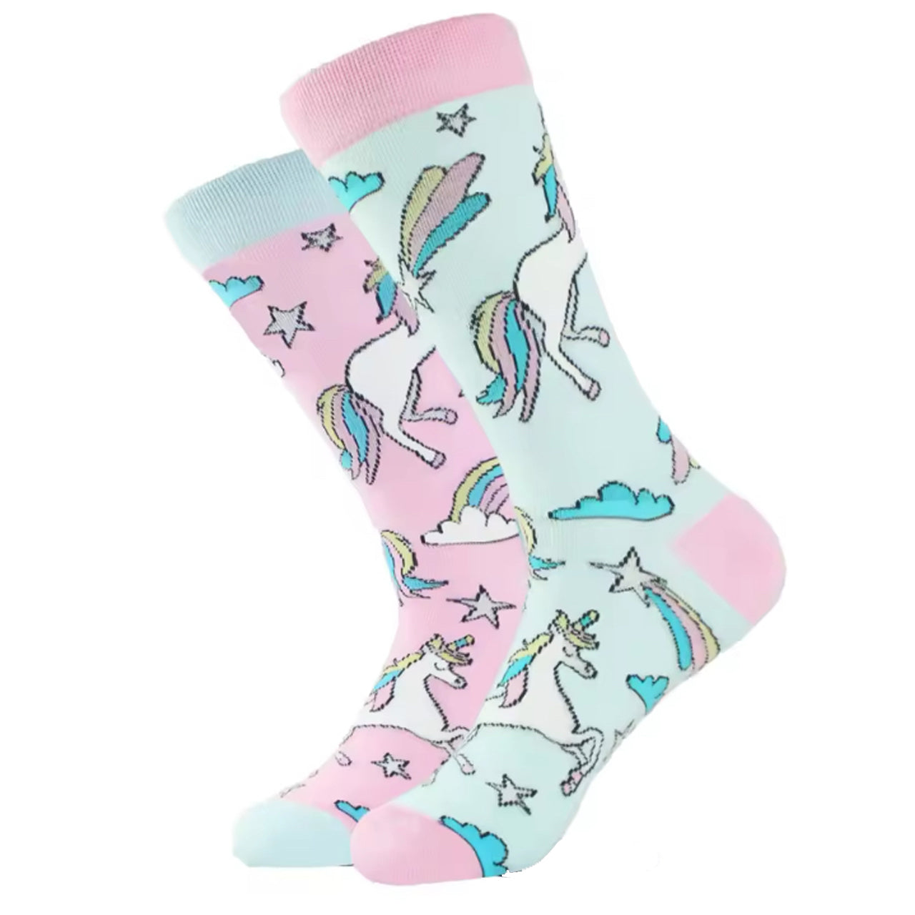 Step out in style and make a statement with our Unicorn Socks - available in size EUR 35-44. Crafted from polyester and cotton, these socks not only offer supreme comfort but also boast a beautiful and vibrant design. The perfect gift for someone special or a treat for yourself, order your pair now! www.defenceqstore.com.au