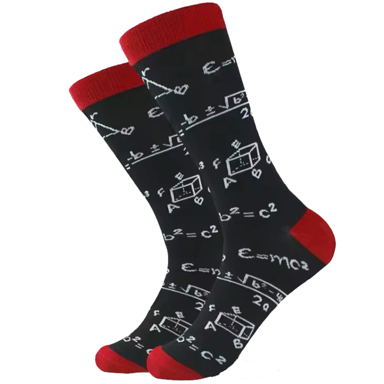 Step out in style and make a statement with our Math Red &amp; Black Socks - available in size EUR 35-44. Crafted from polyester and cotton, these socks not only offer supreme comfort but also boast a beautiful and vibrant design. The perfect gift for someone special or a treat for yourself, order your pair now! www.defenceqstore.com.au