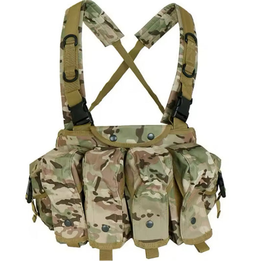 The multi-functional assault MOLLE system combat vest is made of 600D waterproof oxford cloth. The fabric has high precision and strong functionality which is more suitable for outdoor activities. www.defenceqstore.com.au