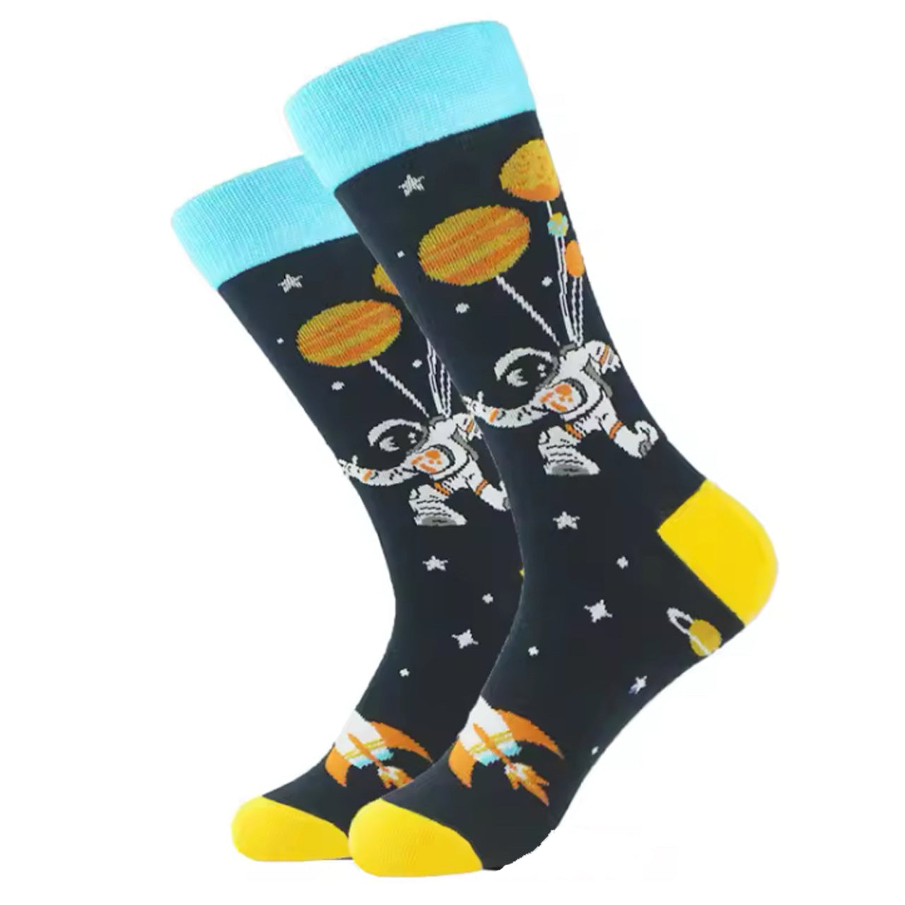 Step out in style and make a statement with our Space Walk Socks - available in size EUR 35-44. Crafted from polyester and cotton, these socks not only offer supreme comfort but also boast a beautiful and vibrant design. The perfect gift for someone special or a treat for yourself, order your pair now! www.defenceqstore.com.au