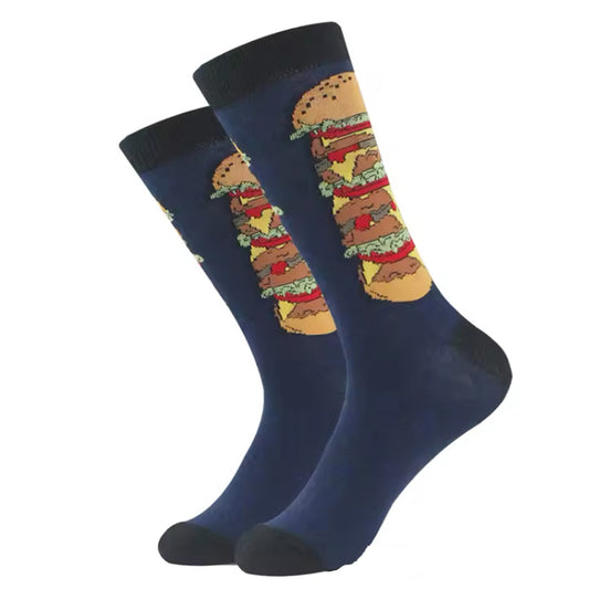 Step out in style and make a statement with our Mega Burger Socks - available in size EUR 35-44. Crafted from polyester and cotton, these socks not only offer supreme comfort but also boast a beautiful and vibrant design. The perfect gift for someone special or a treat for yourself, order your pair now! www.defenceqstore.com.au