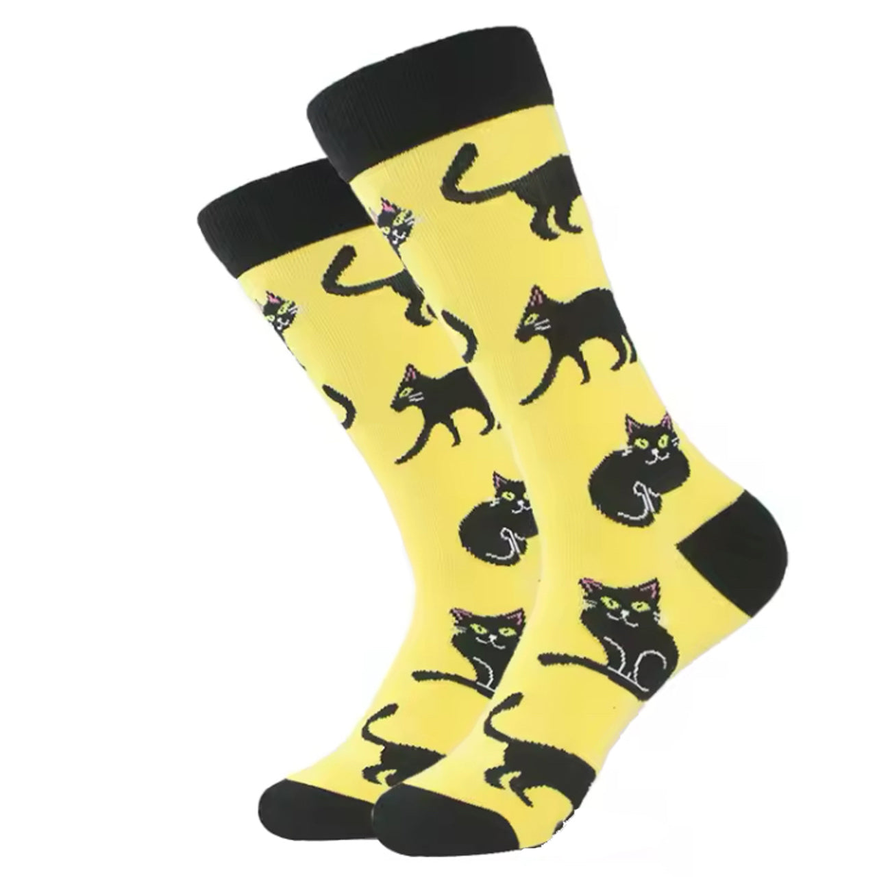 Step out in style and make a statement with our Black Cat Trouble Socks - available in size EUR 35-44. Crafted from polyester and cotton, these socks not only offer supreme comfort but also boast a beautiful and vibrant design. The perfect gift for someone special or a treat for yourself, order your pair now! www.defenceqstore.com.au