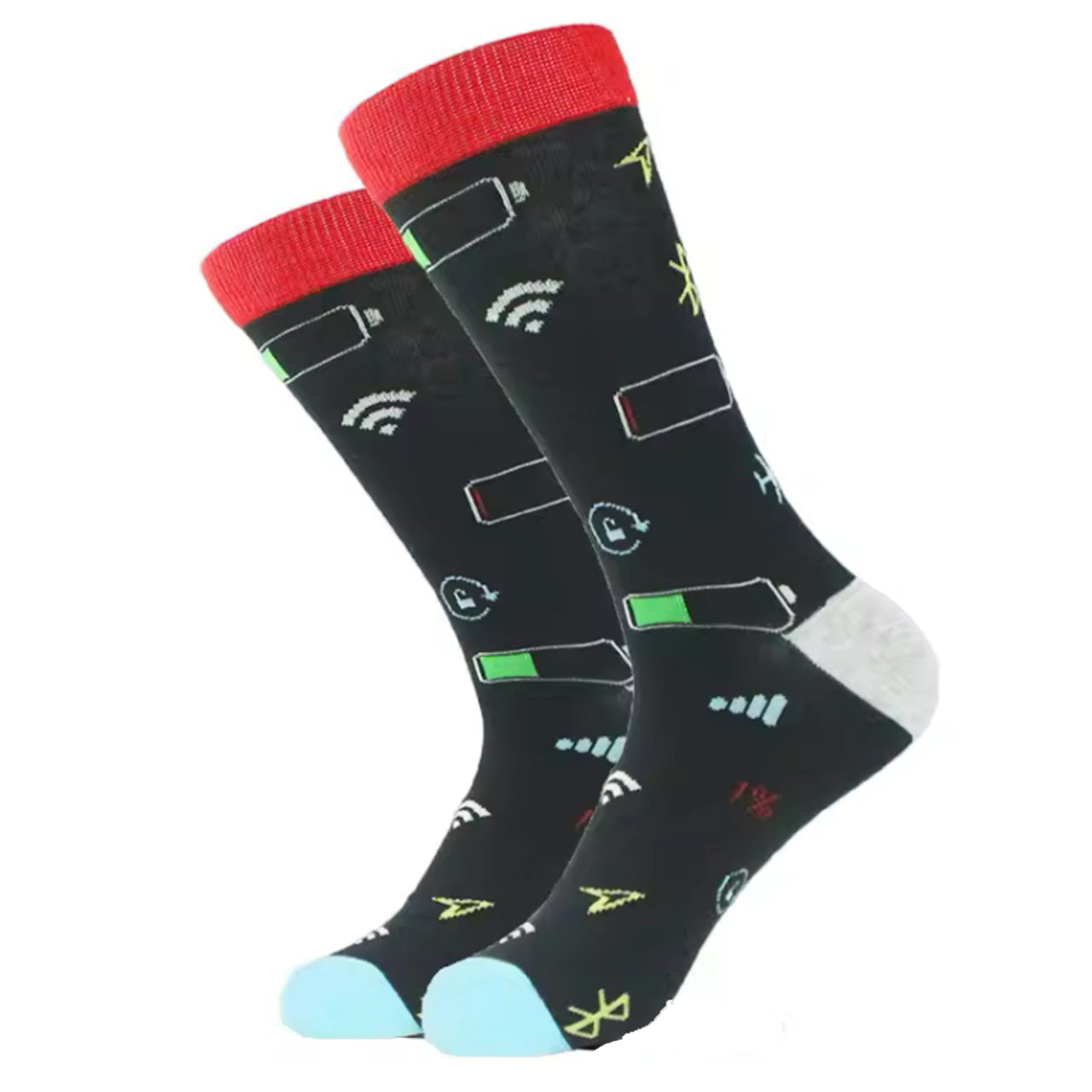 Step out in style and make a statement with our Mobile Signal Socks - available in size EUR 35-44. Crafted from polyester and cotton, these socks not only offer supreme comfort but also boast a beautiful and vibrant design. The perfect gift for someone special or a treat for yourself, order your pair now! www.defenceqstore.com.au