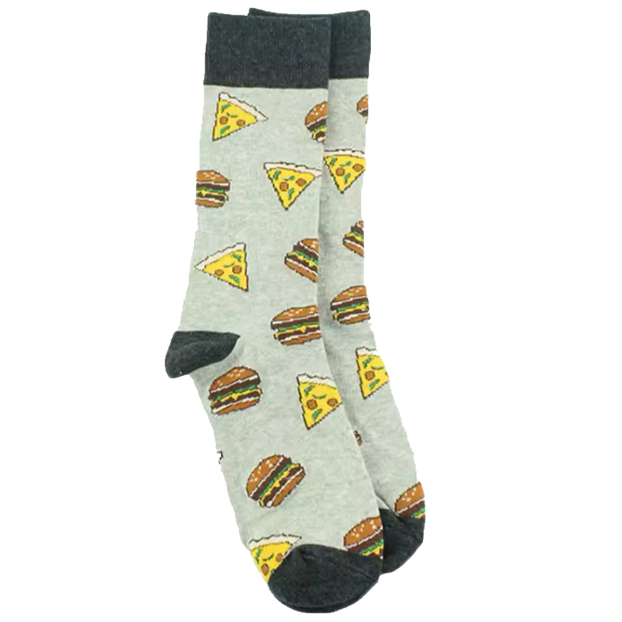 Step out in style and make a statement with our Burger &amp; Pizza Socks - available in size EUR 35-44. Crafted from polyester and cotton, these socks not only offer supreme comfort but also boast a beautiful and vibrant design. The perfect gift for someone special or a treat for yourself, order your pair now! www.defenceqstore.com.au